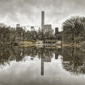 Poszter 50x50cm Alsó-Manhattan panoráma a Central Parkból 2, Assaf Frank