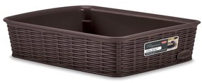 STEFANPLAST Tárolókosár Elegance M, barna