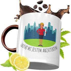 Bordó Bögre Építésznek Születésnapi Ajándék fényképes nyomtatással