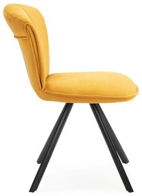 Sárga étkezőszék szett 2 db-os Simbra – Marckeric