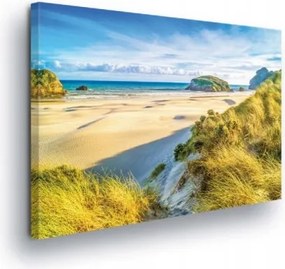 Vászonkép 80x60 Tengerpart homokdűnék táj természet nyugalom nap frissesség