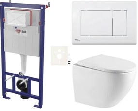 Fali WC szett SAT előtétfalas szereléshez SIKOSSTOR6720K