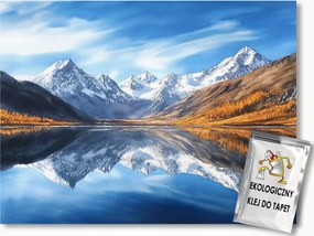 Fotótapéta Flizelina Kilátás Hegyek Csúcsok Tó Alpok Ősz 208x146 ragasztó