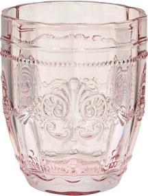 VICTORIAN vizes pohár rózsaszín 250 ml