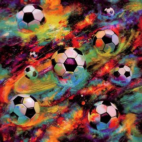 Holden Decor Adventure Awaits Football Galaxy színes focis papír tapéta – 13780