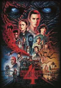 Stranger Things Darkness Rises 1000 db-os Compact puzzle Clementoni