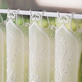 Mg Irigység panel 93003 batiszt Ecru hímzés gipiura 150x90cm Ár!