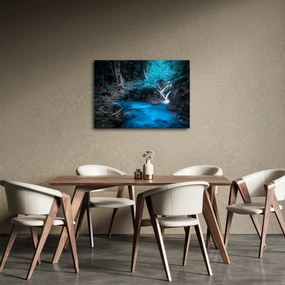 Kép - Varázslatos éjszaka egy trópusi erdőben (70x50 cm)