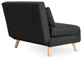 Ágyazható Fotel Fekete Színben. MARRY 2