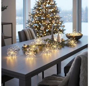 Brilagi - LED kültéri karácsonyi fényfüzér 150xLED 5m IP44 meleg fehér tűzijáték