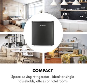 Klarstein Obsidian, hűtőszekrény, 46 l, zöldségrekesz