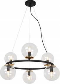 Mennyezeti Lámpa Lógó Loft Csillár Üveg Átlátszó Gömbök A Nappaliba