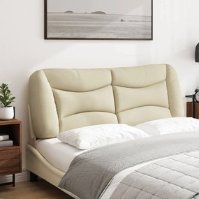 krémszínű szövet fejtámla párna 120 cm