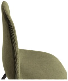 Zöld kárpitozott étkezőszék szett 4 db-os Minka – Marckeric