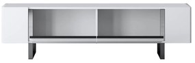 TV szekrény Yildiz - White, Silver