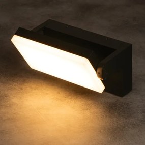 Kanlux 45819- LED kültéri fali lámpatest mozgásérzékelővel XERTO LED/20W/230V IP44 fekete
