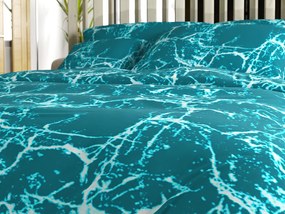 TEMPESTA türkiz pamut ágyneműhuzat Ágyneműhuzat mérete: 70 x 90 cm | 140 x 200 cm