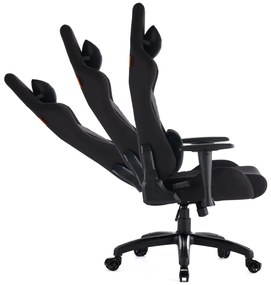 Gamer szék SENSE7 Spellcaster Senshi Edition nagy méret XL fotel, fekete szövet