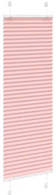 pliszírozott redőny rózsaszín 50x100 cm szövetszélesség 49,4 cm