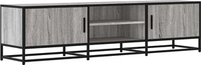 vidaXL szürke sonoma színű szerelt fa és fém TV-szekrény 160x35x41 cm