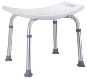 Zsámoly 51x39 cm, ezüst/fehér