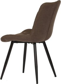 Étkezőszék, barna, szövet, CT-382 BR2