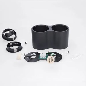 BRILAGI - Spotlámpa MIA DOUBLE 2xGU10/30W/230V fekete