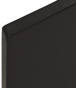 sötétbarna kezelt tömör fa fürdőszobai pult 60x50x(2-6) cm