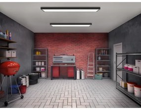 Brilagi- LED Fürdőszobai mennyezeti lámpa FRAME LED/40W/230V 120x30 cm IP44 fekete