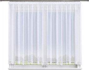 Kész függöny 400x150,egyenes,fátyol,gipsz 8cm
