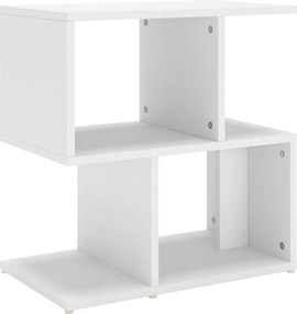 vidaXL fehér szerelt fa éjjeliszekrény 50 x 30 x 51,5 cm