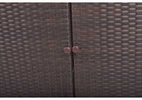 Műrattan kerti tárolóasztal 90x50 cm Padua – Garden Pleasure