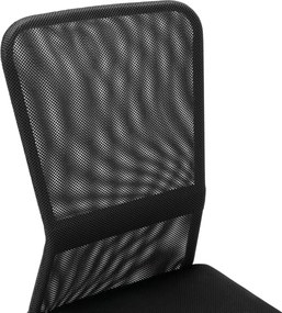 vidaXL fekete hálószövetű irodaszék 44 x 52 x 100 cm