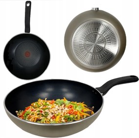 Wok Serpenyő 28 CM Tefal Cook &amp; Savour Tapadásmentes Indukció G19019