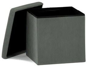 Zöld Corduroy Tárolós Puff. TAB-471 GRN6