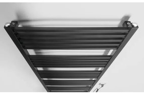 Sapho - Elektromos törölközőszárító METRO-E 800W/230V 60x162 cm matt fekete