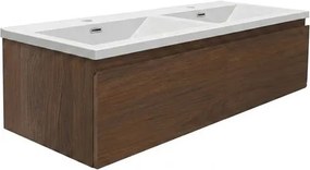 SAT B-Way mosdós szekrény 119x30x45 cm dió matt BWAY120NUTU4