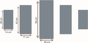 ST276 MDF falikép, 5 db-os szett