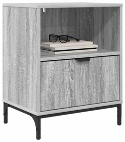 Éjjeliszekrények 2 pcs Szürke sonoma 49 x 36 x 61 cm Faanyag