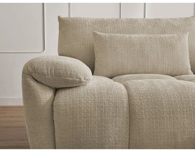 Bézs zsenília kanapé 264 cm Ivane – Bobochic Paris