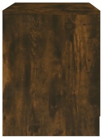 2 db füstös tölgy szerelt fa éjjeliszekrény 45 x 34,5 x 44,5 cm