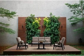 Alumínium kerti étkezőasztal 80x140 cm Miguel – Bizzotto