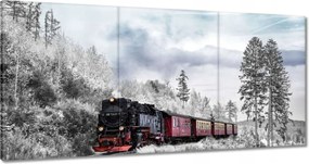 Vászonkép 60x30 Gőzmozdony vonat