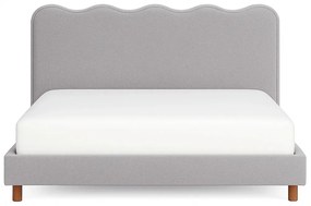 Kárpitozott Franciaágy Szürke Színben. 160x200 IZMIR