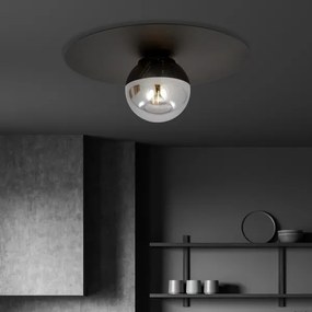 Mennyezeti lámpa SOLAR 1xE14/10W/230V fekete/szürke