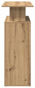 recepciós pult kézműves tölgy 100x40x104 cm szerelt fa