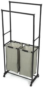 Tárolóállvány GD-176 BK, műanyag, fekete