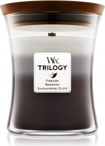WoodWick Trilogy Warm Woods Illatgyertya 275 g