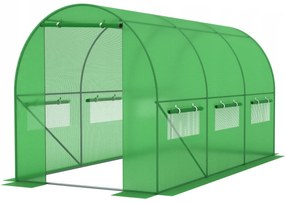 Kerti fólia alagút - 2x3x2 m (zöld)