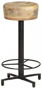 vidaXL 2 db tömör mangófa bárszék 66 cm